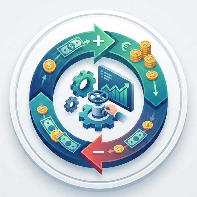 Cash Flow Management Icon