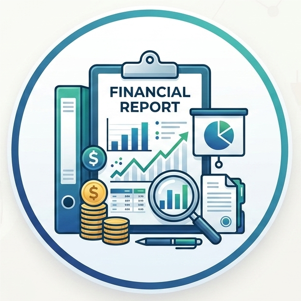 Financial Reporting Icon